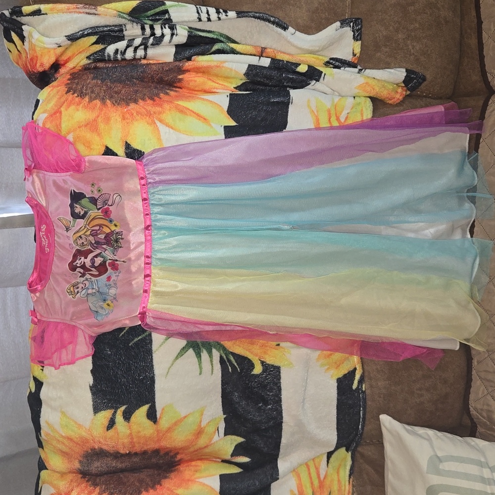 Girls disney princess nightgown